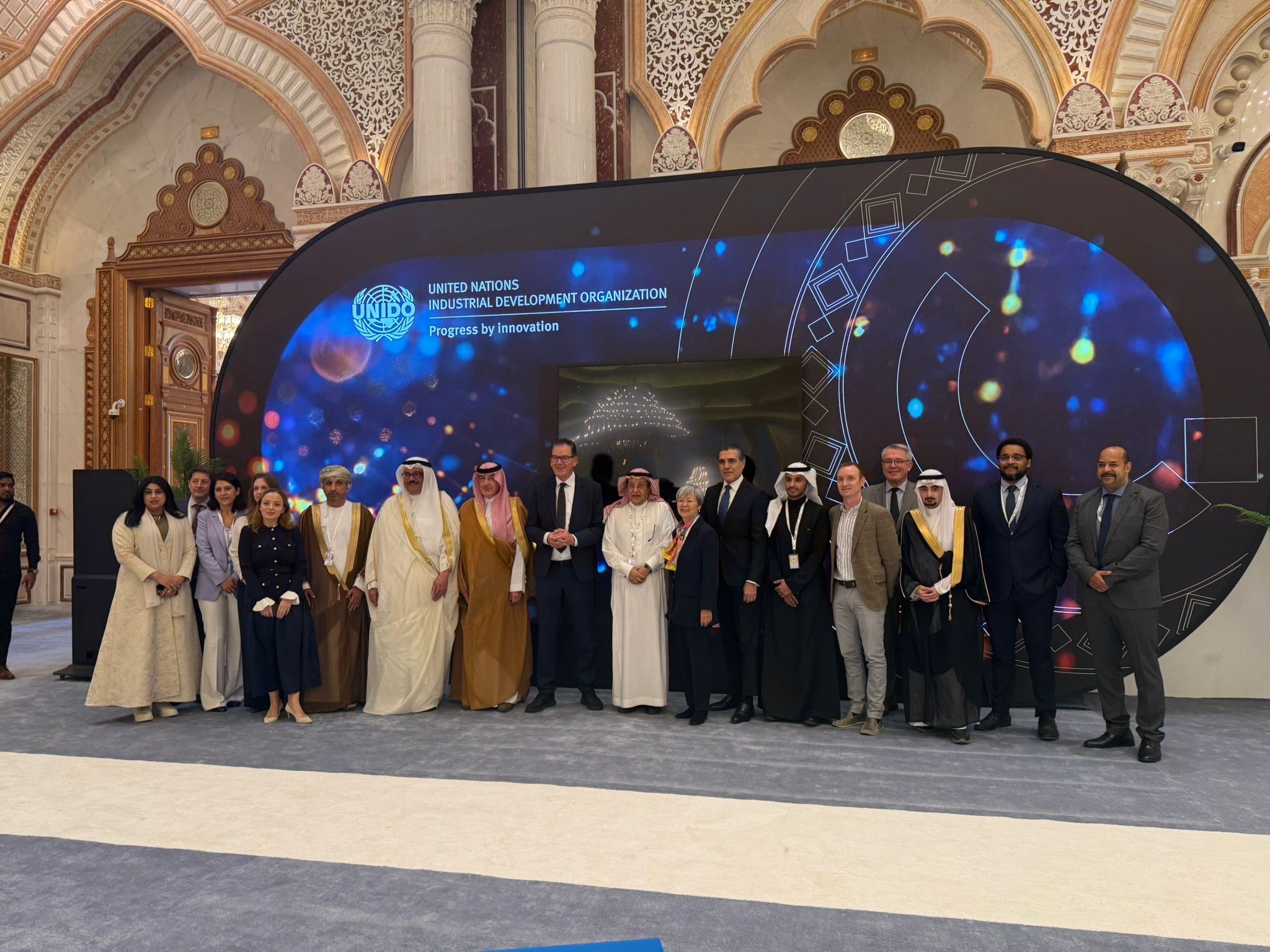 khalaf bandar at unido event